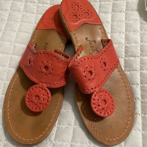 Jack Rogers coral sandals 7